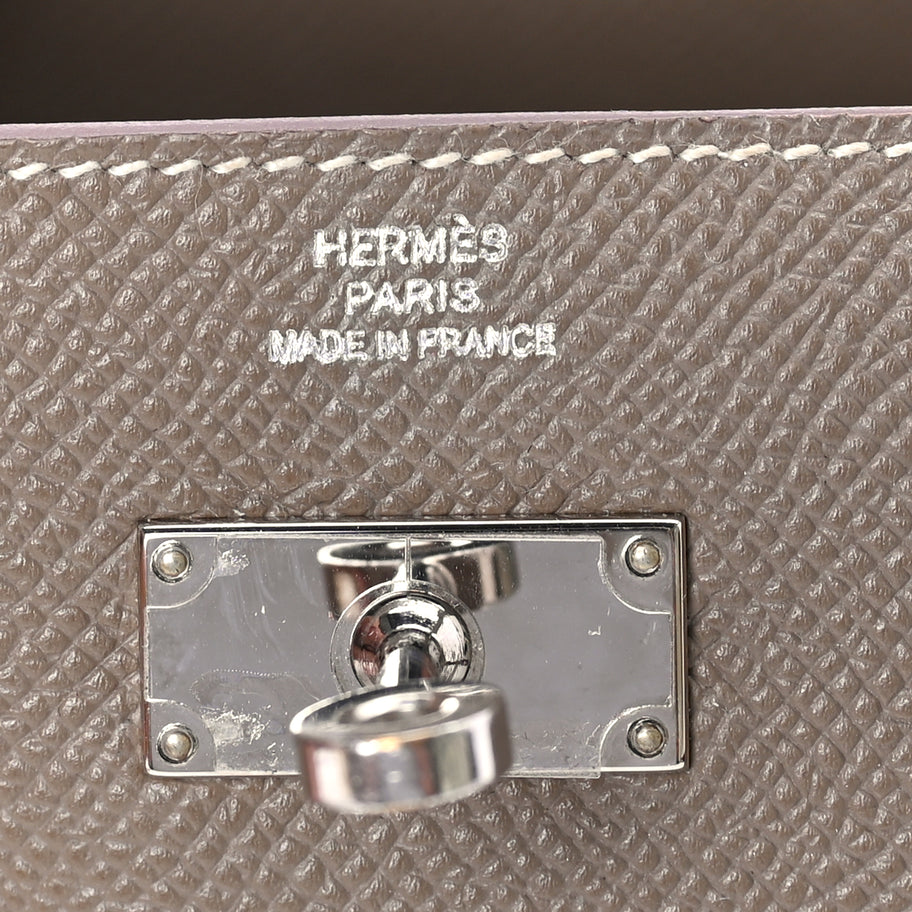 Hermes Epsom Kelly Longue Wallet Etoupe Image 6