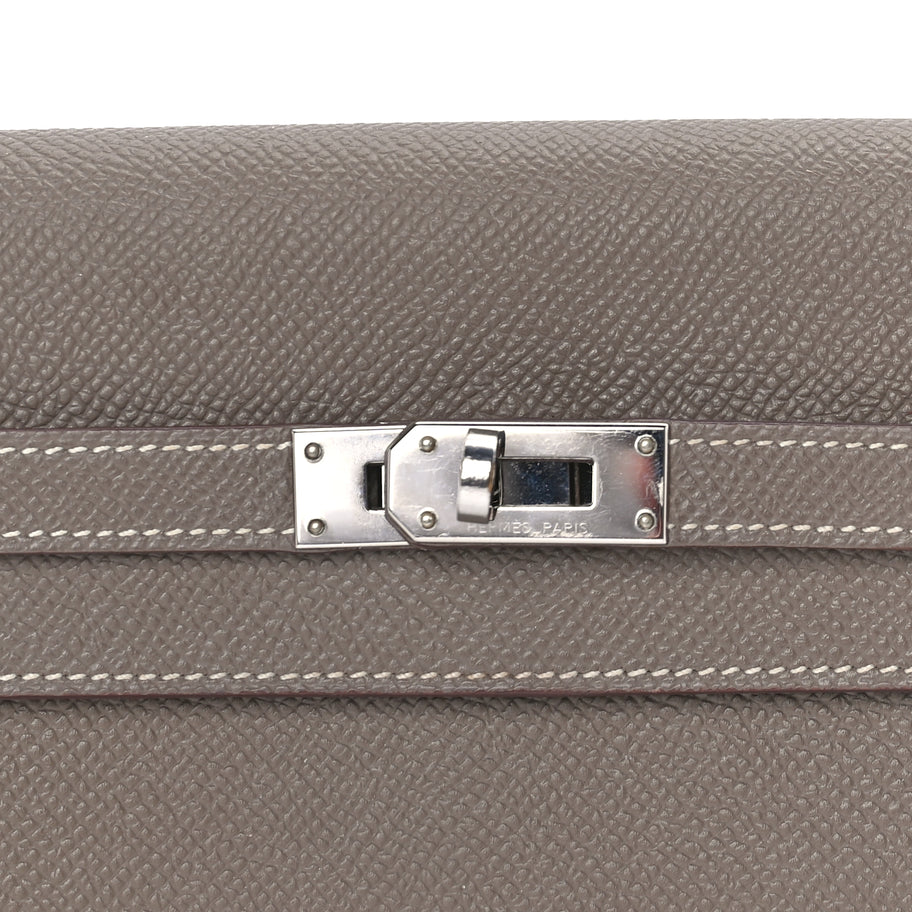 Hermes Epsom Kelly Longue Wallet Etoupe Image 7
