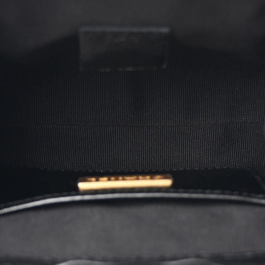 Chanel Shiny Lambskin Quilted Mini Cocodoc Top Handle Bag Black Image 4