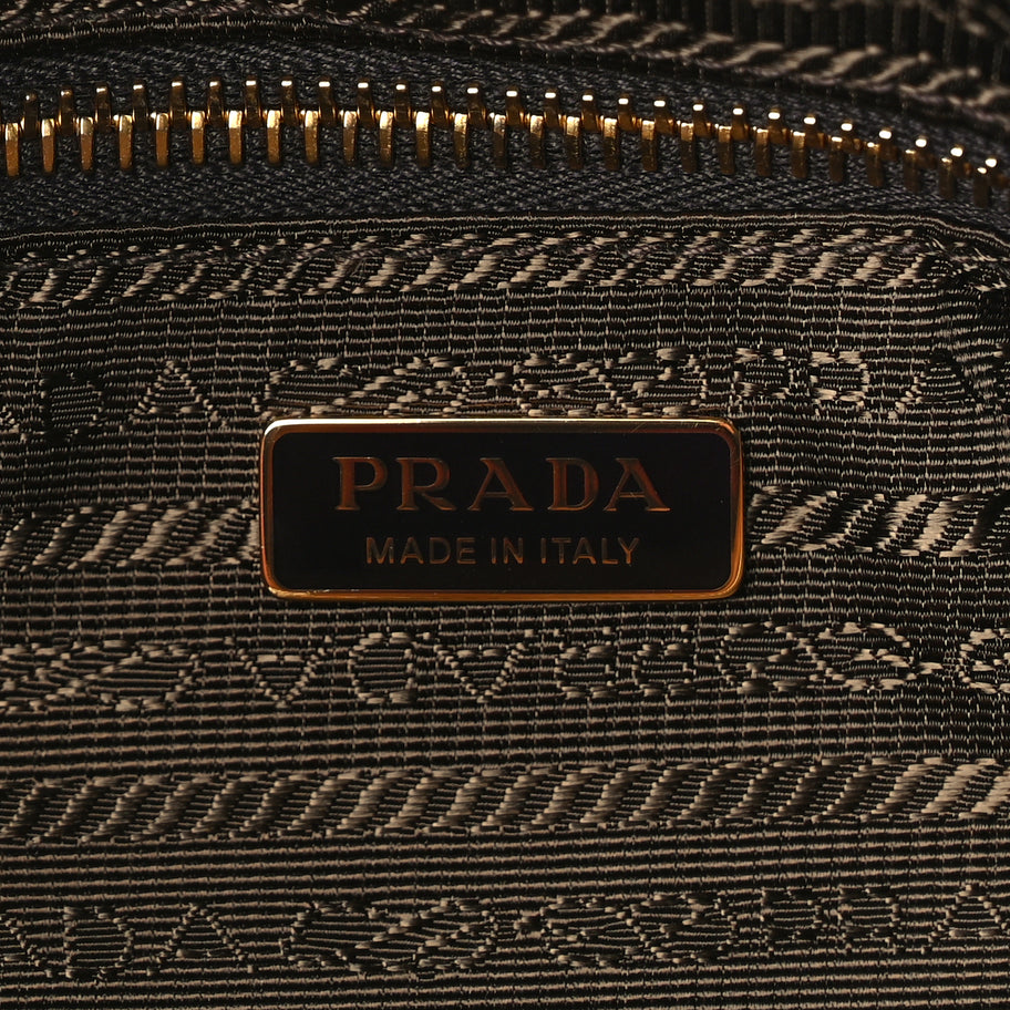 Prada Suede Triangle Medium Bonnie Shoulder Bag Cacao Image 5