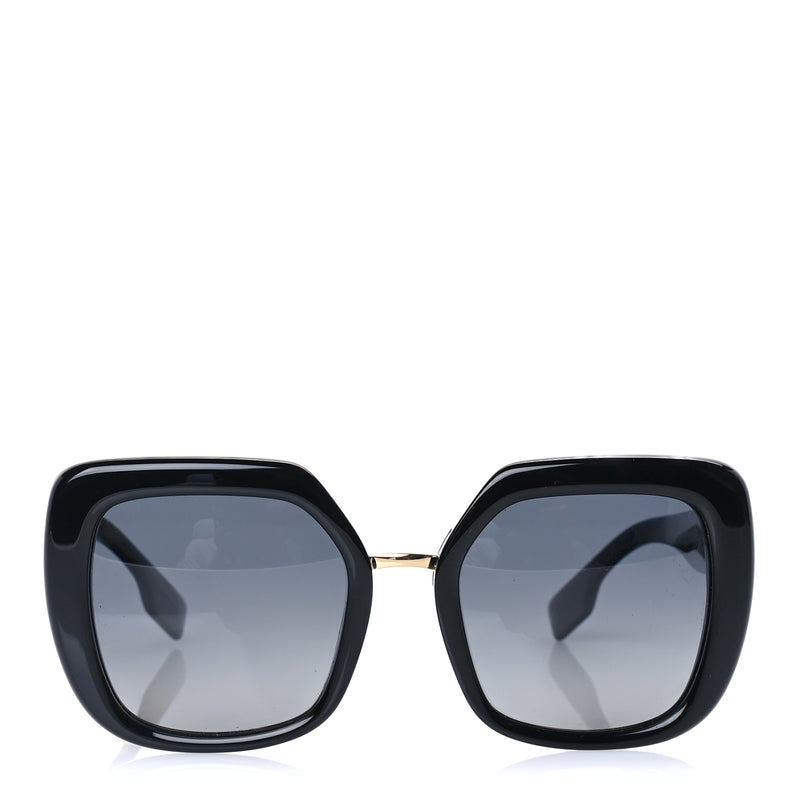  Burberry Acetate Oversized B4315 TB Sunglasses Black