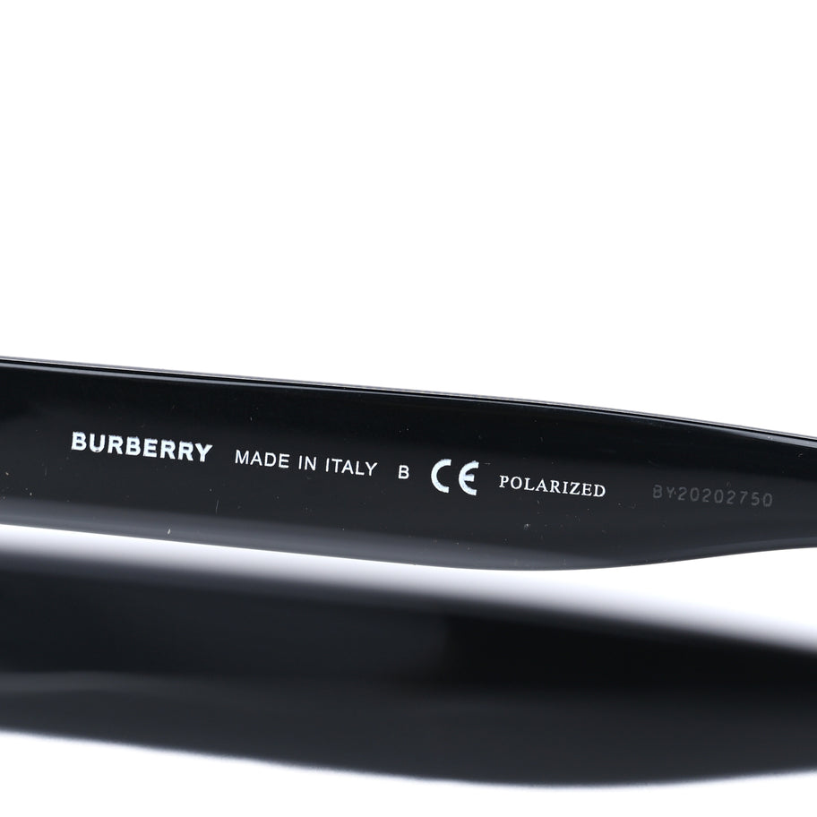 Burberry Acetate Oversized B4315 TB Sunglasses Black Image 6