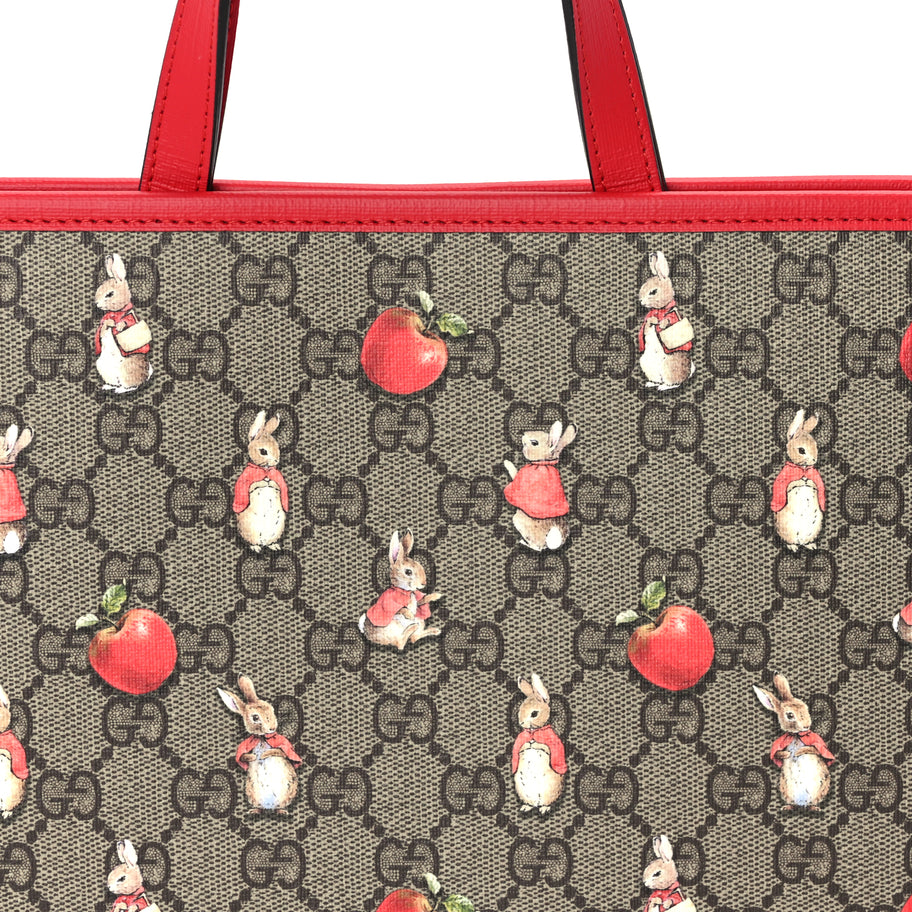 2点セットGUCCI × PETER RABBIT ロンパース&スタイ Gucci X Peter Rabbit GG Supreme Monogram Rabbit Apple Childrens