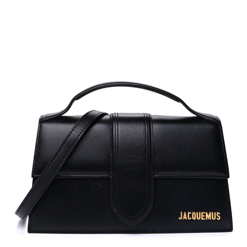  Jacquemus Smooth Calfskin Le Grand Bambino  Black