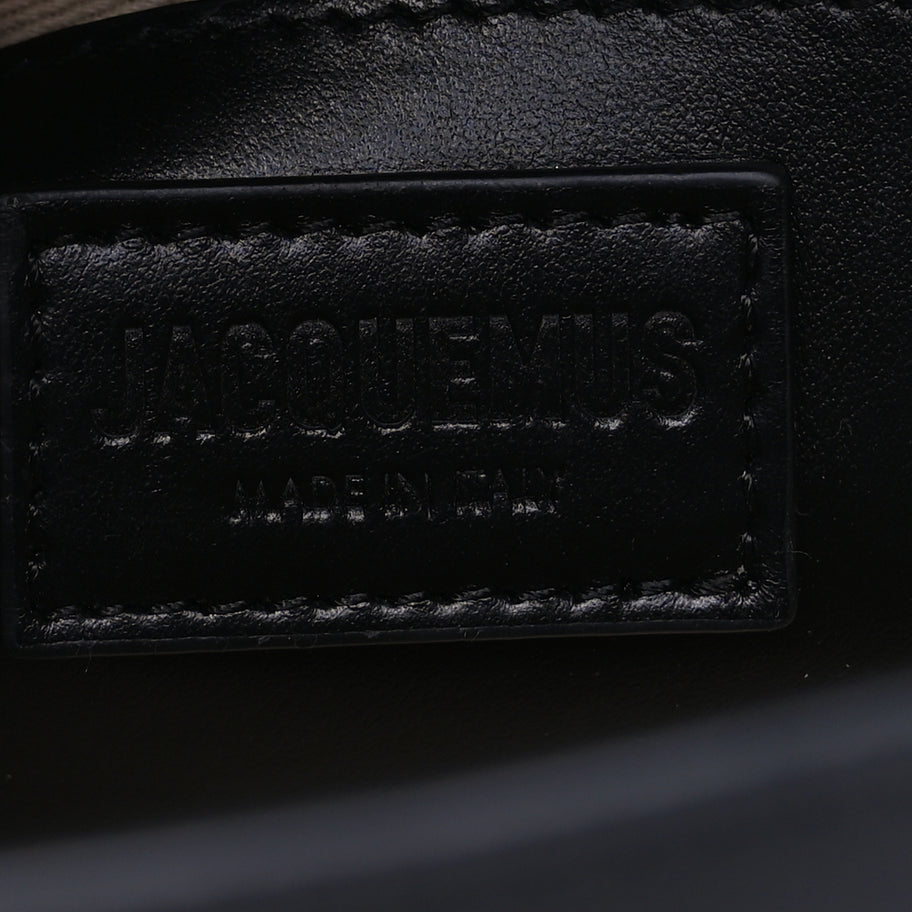 Jacquemus Smooth Calfskin Le Grand Bambino  Black Image 5