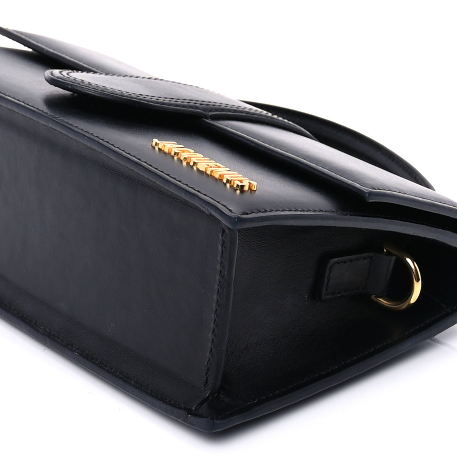 Jacquemus Smooth Calfskin Le Grand Bambino  Black Image 7