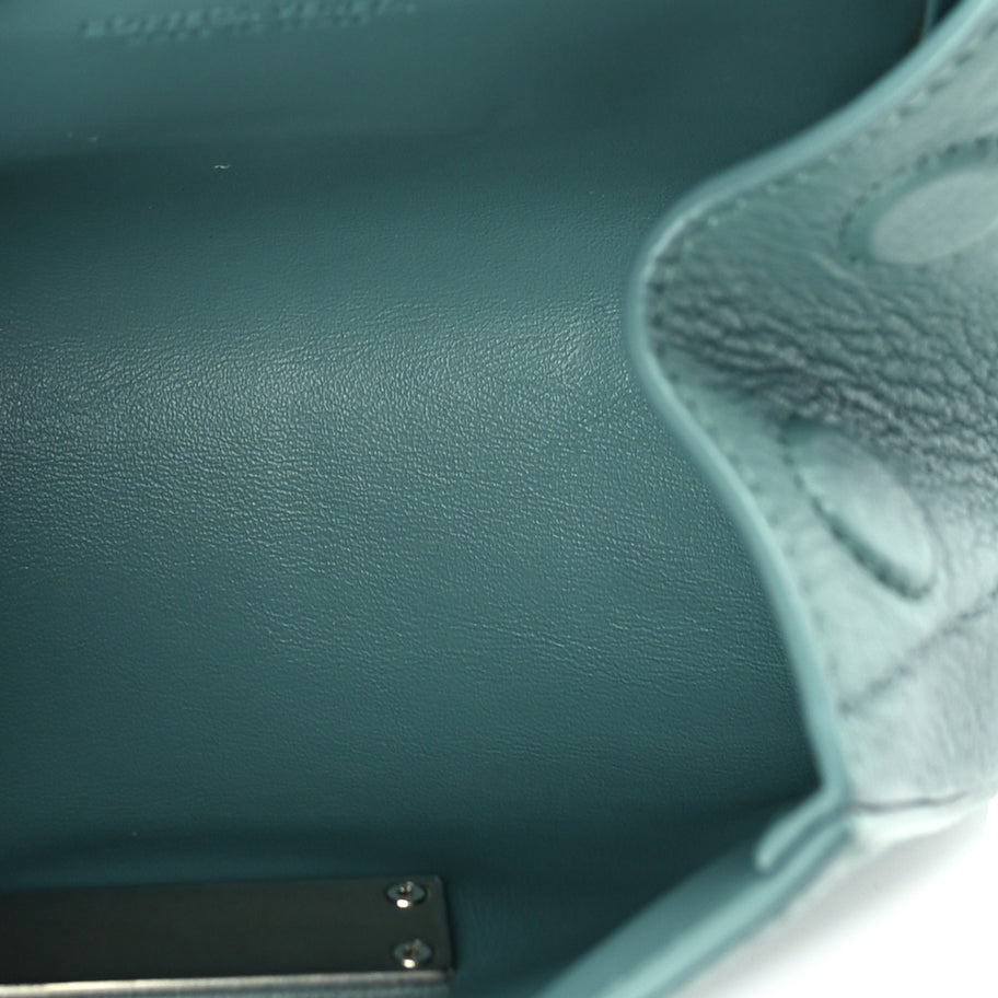 Bottega Veneta Grained Calfskin Geometric Belt Bag Storm Image 4