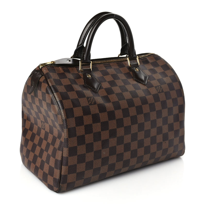  Louis Vuitton Damier Ebene Speedy 30