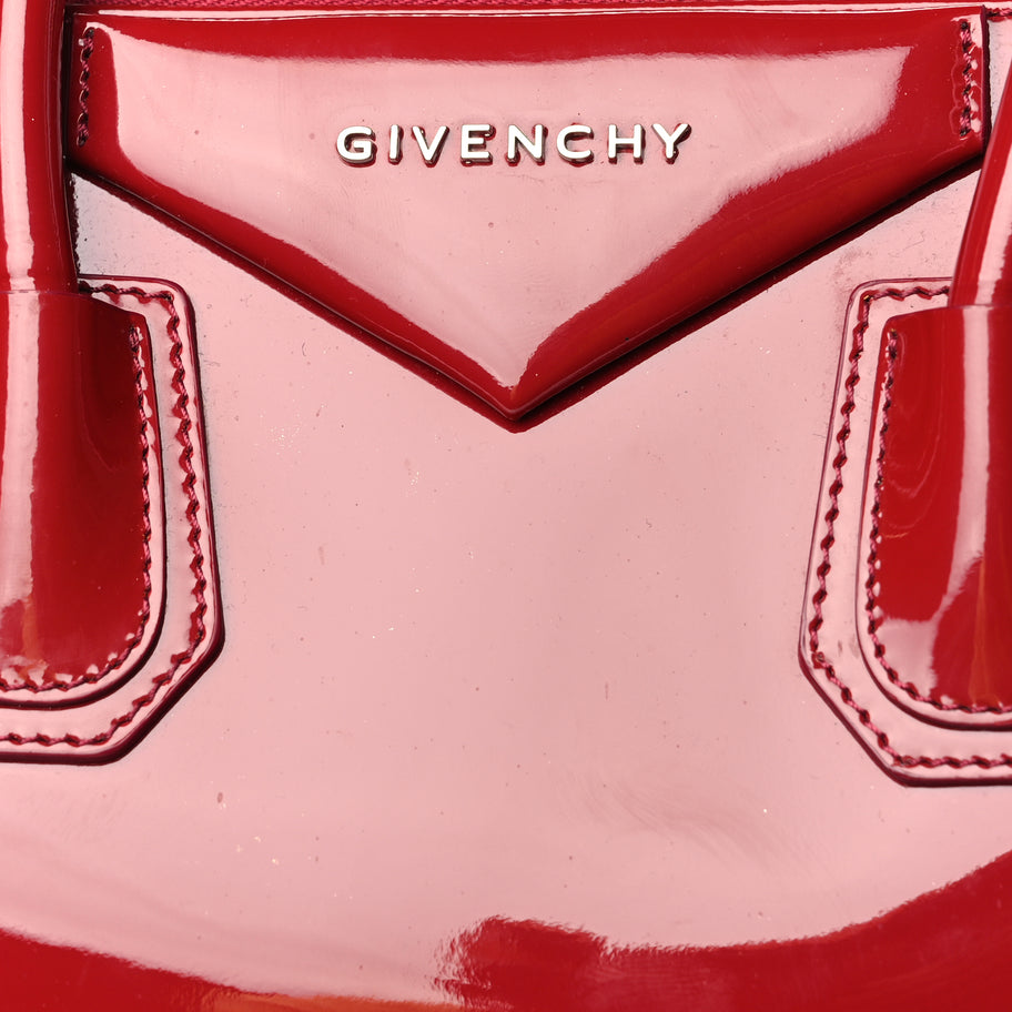 Givenchy Patent Calfskin Small Antigona Red Image 6