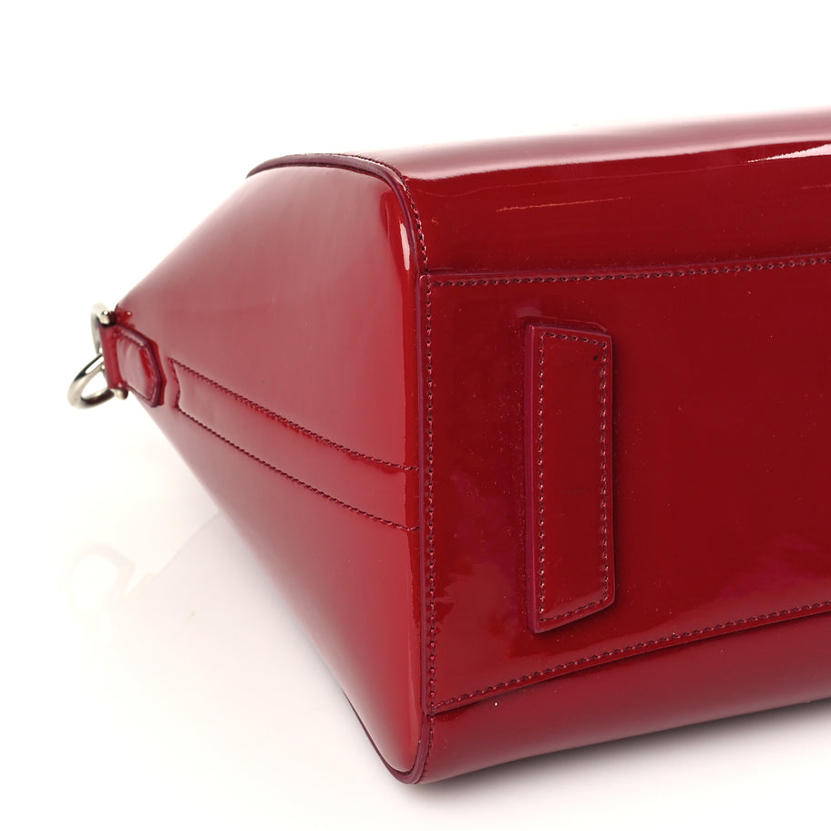 Givenchy Patent Calfskin Small Antigona Red Image 7