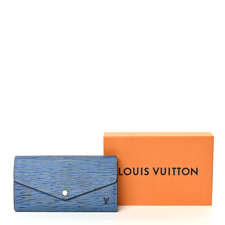 Louis Vuitton Epi Sarah Wallet NM Denim Light Image 2