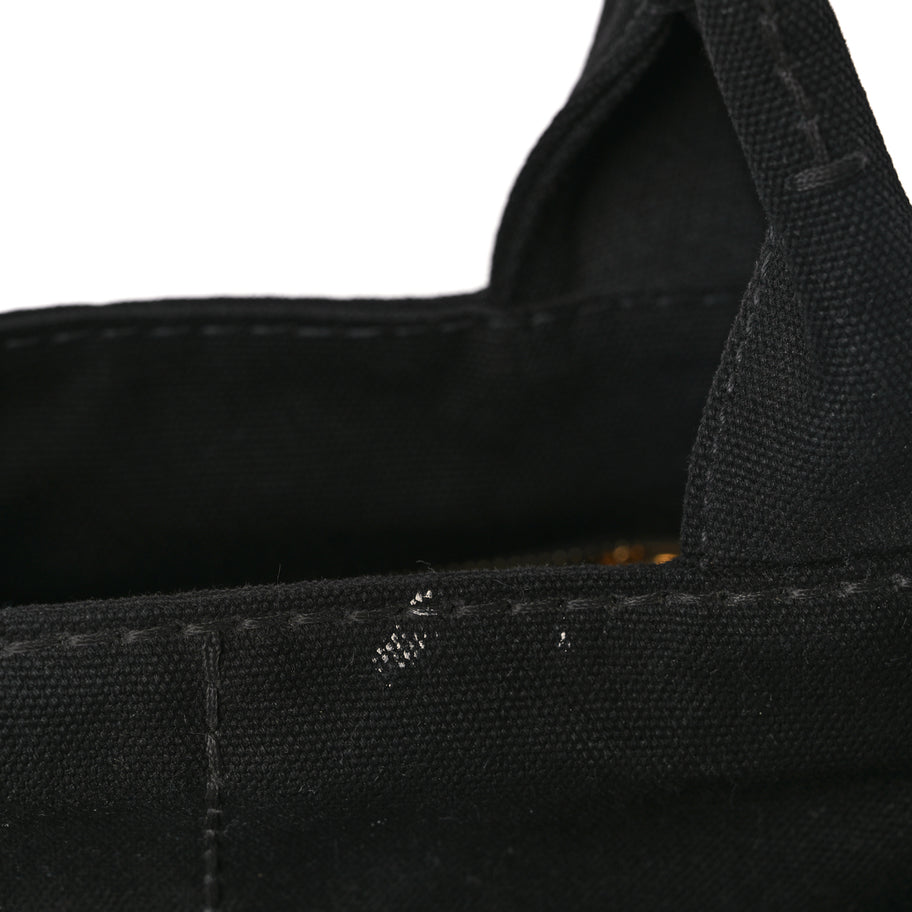 Prada Canapa Logo Tote Black Image 9