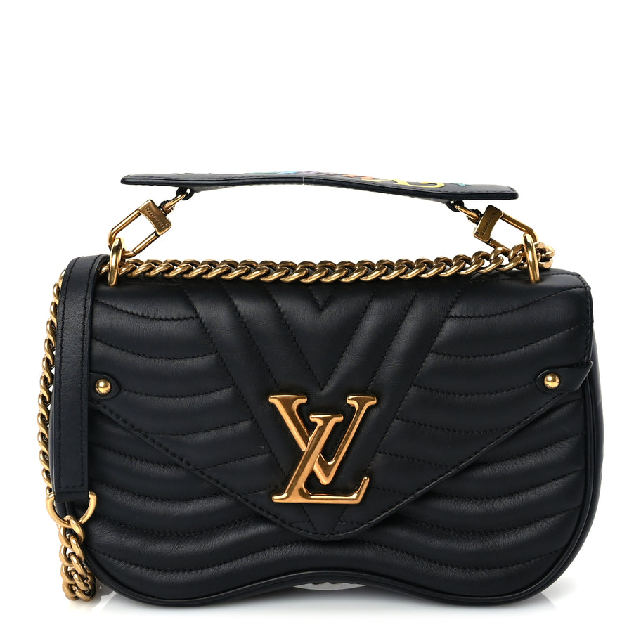 Louis Vuitton Calfskin New Wave Chain PM Black Image 1