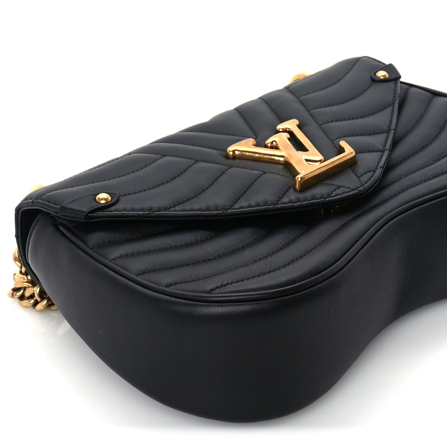 Louis Vuitton Calfskin New Wave Chain PM Black Image 7