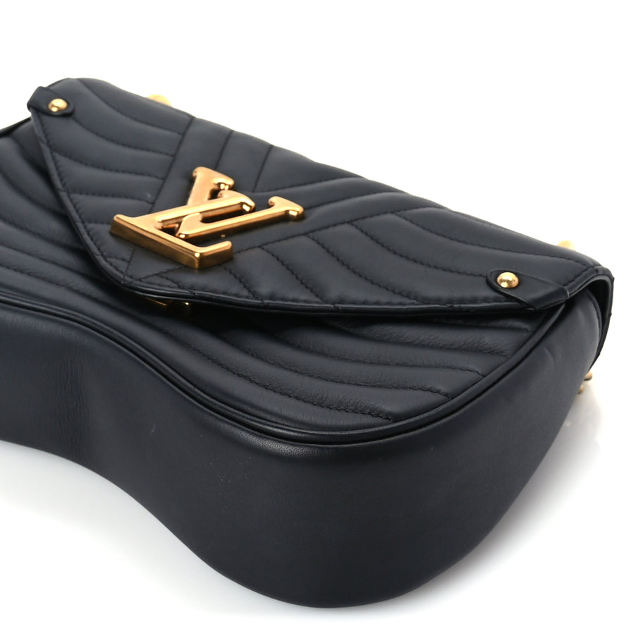 Louis Vuitton Calfskin New Wave Chain PM Black Image 8
