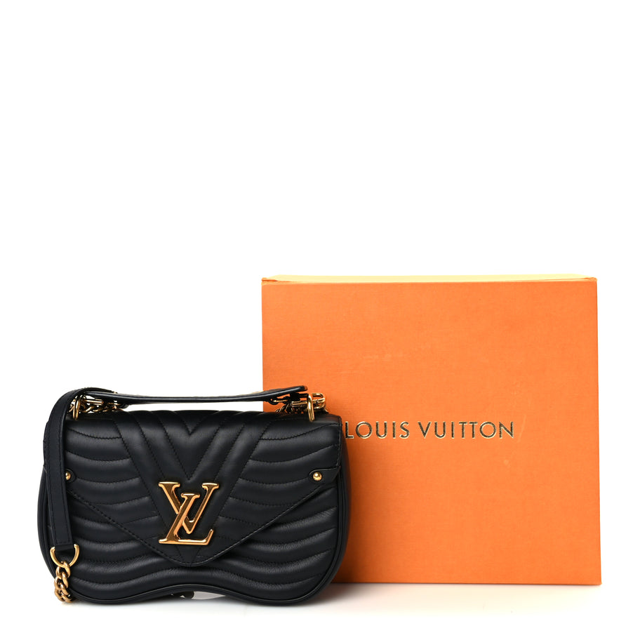 Louis Vuitton Calfskin New Wave Chain PM Black Image 9