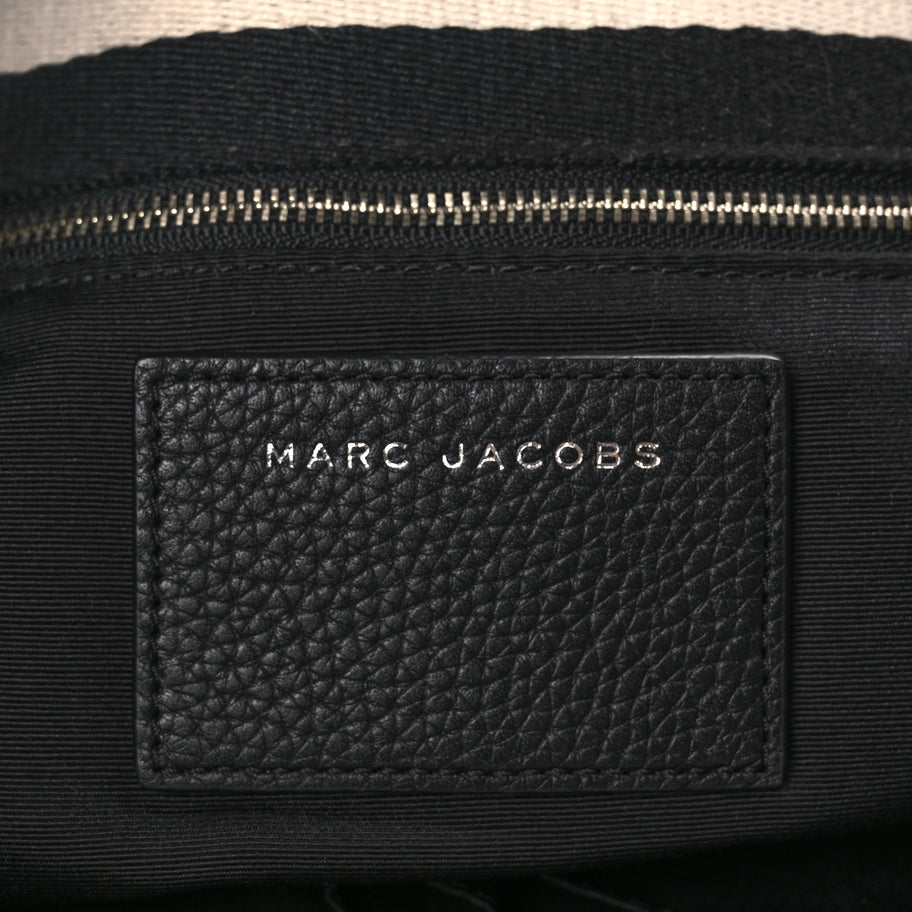 Marc Jacobs Grained Calfskin Satchel Bag Black Image 5
