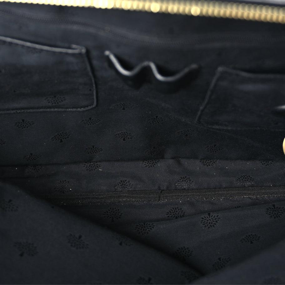 Mulberry Grained Calfskin Heathcliffe Briefcase  Black Image 4