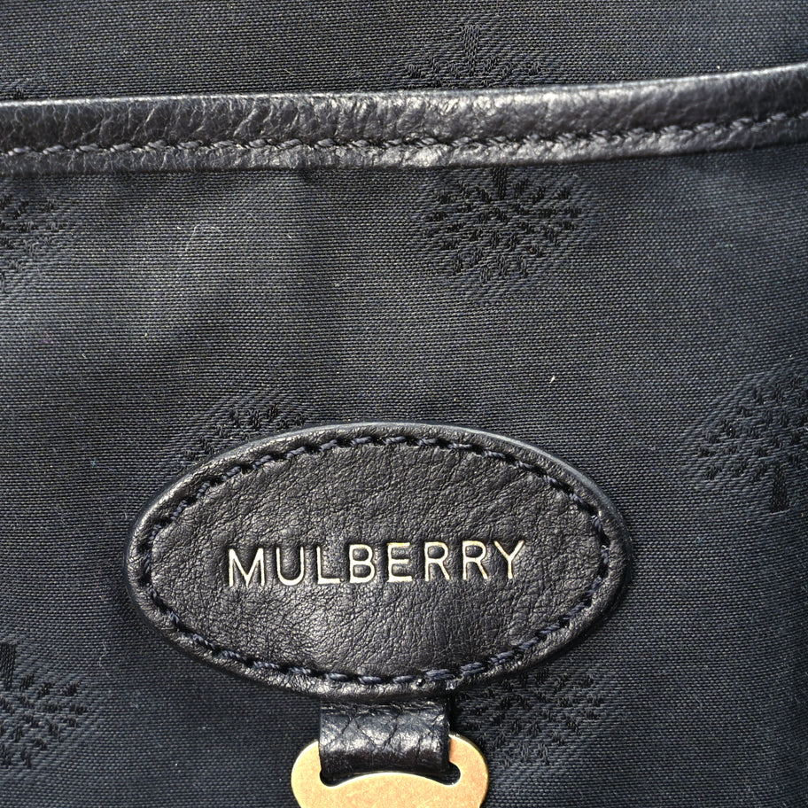 Mulberry Grained Calfskin Heathcliffe Briefcase  Black Image 5