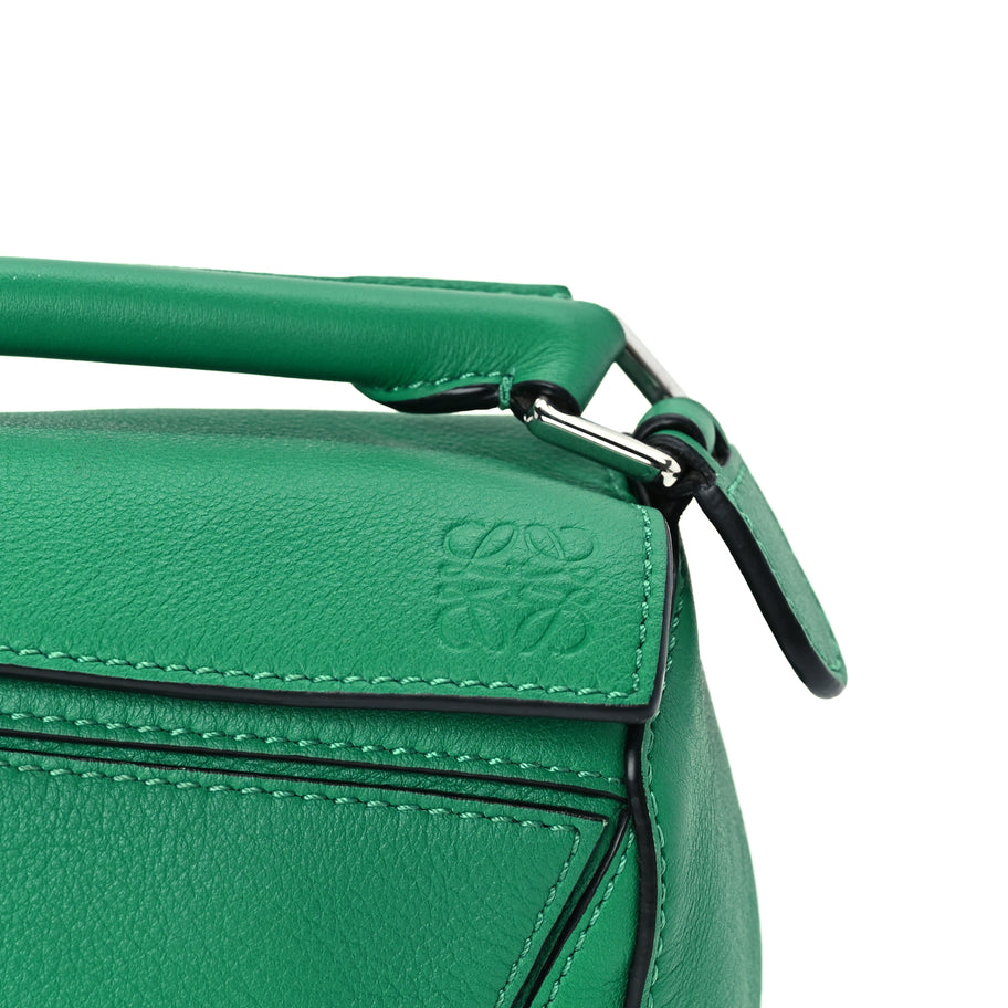 Loewe Calfskin Mini Puzzle Bag Jungle Green Image 6