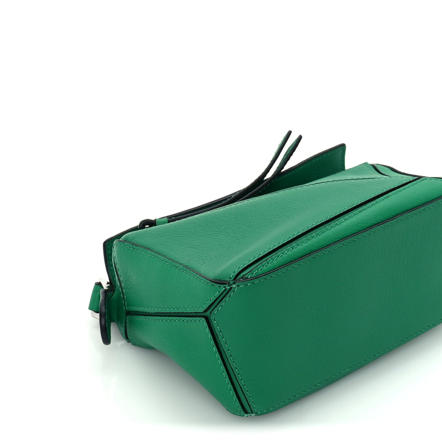 Loewe Calfskin Mini Puzzle Bag Jungle Green Image 7