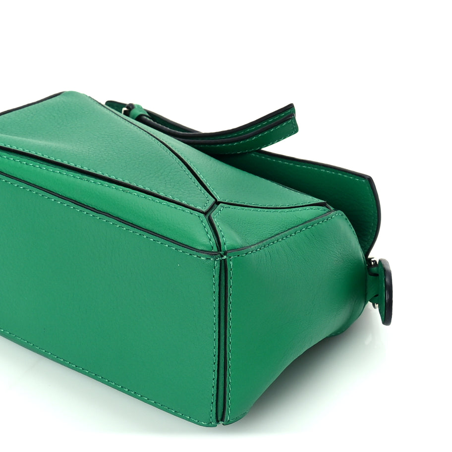 Loewe Calfskin Mini Puzzle Bag Jungle Green Image 8