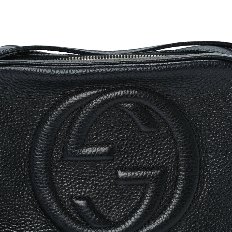Gucci Pebbled Calfskin Small Soho Disco Bag  Black Image 6