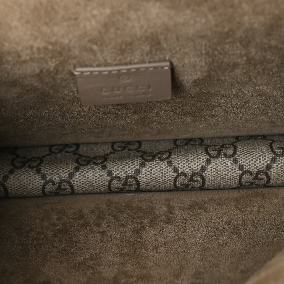 Gucci GG Supreme Monogram Mini Dionysus Shoulder Bag  Taupe Image 4