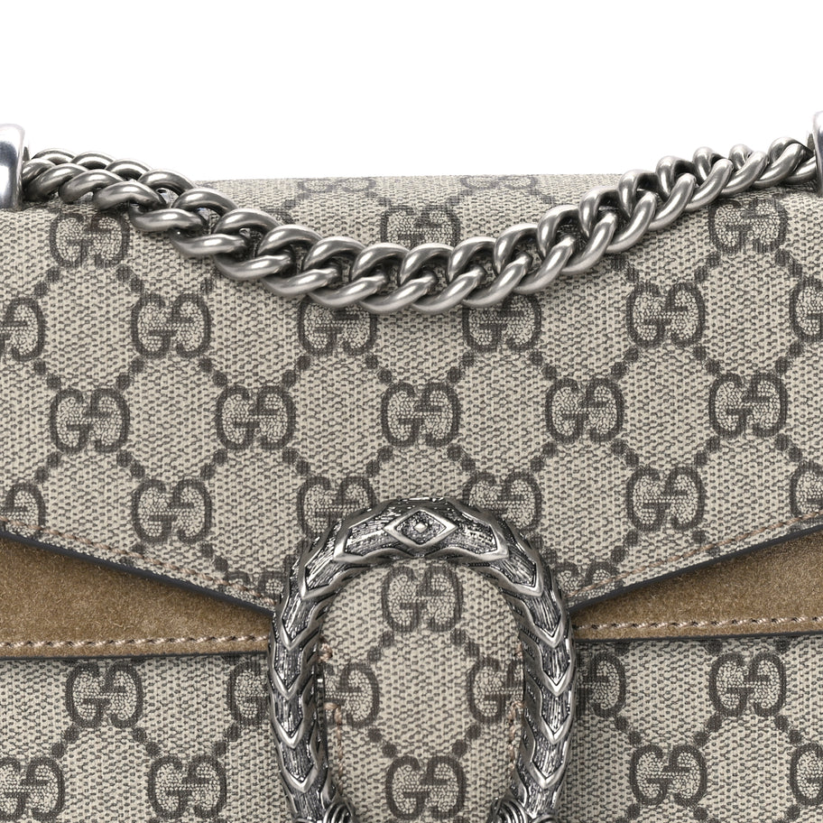 Gucci GG Supreme Monogram Mini Dionysus Shoulder Bag  Taupe Image 6