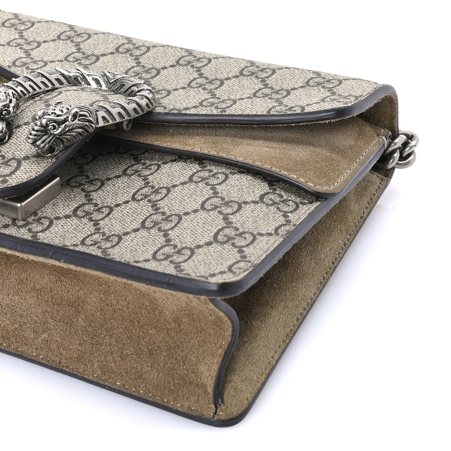 Gucci GG Supreme Monogram Mini Dionysus Shoulder Bag  Taupe Image 8