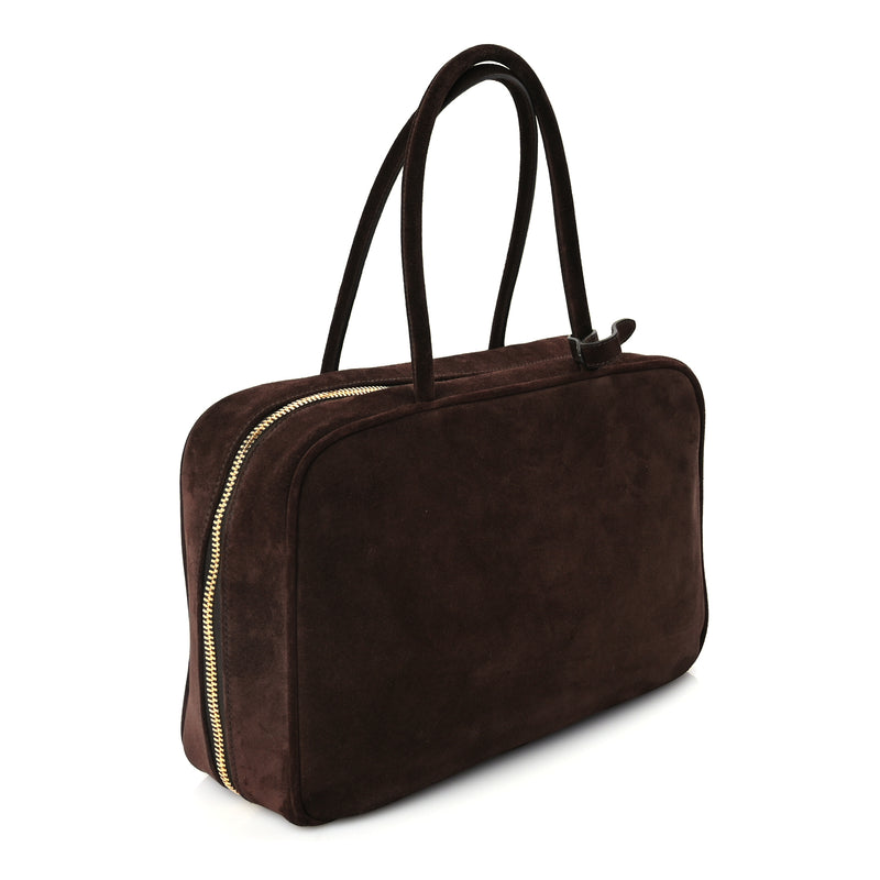  Miu Miu Camoscio Large Beau Top Handle Bag  Moro