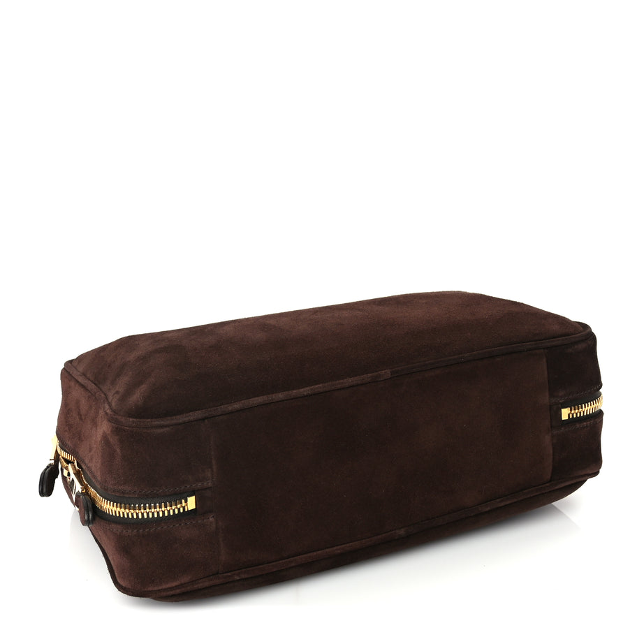 Miu Miu Camoscio Large Beau Top Handle Bag  Moro Image 3