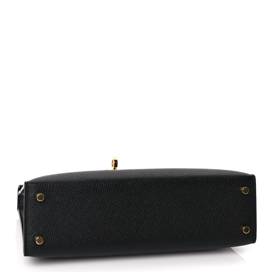 Hermes Epsom Mini Kelly Sellier 20 Black Image 3