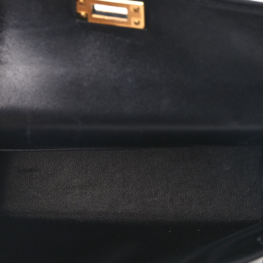 Hermes Epsom Mini Kelly Sellier 20 Black Image 4