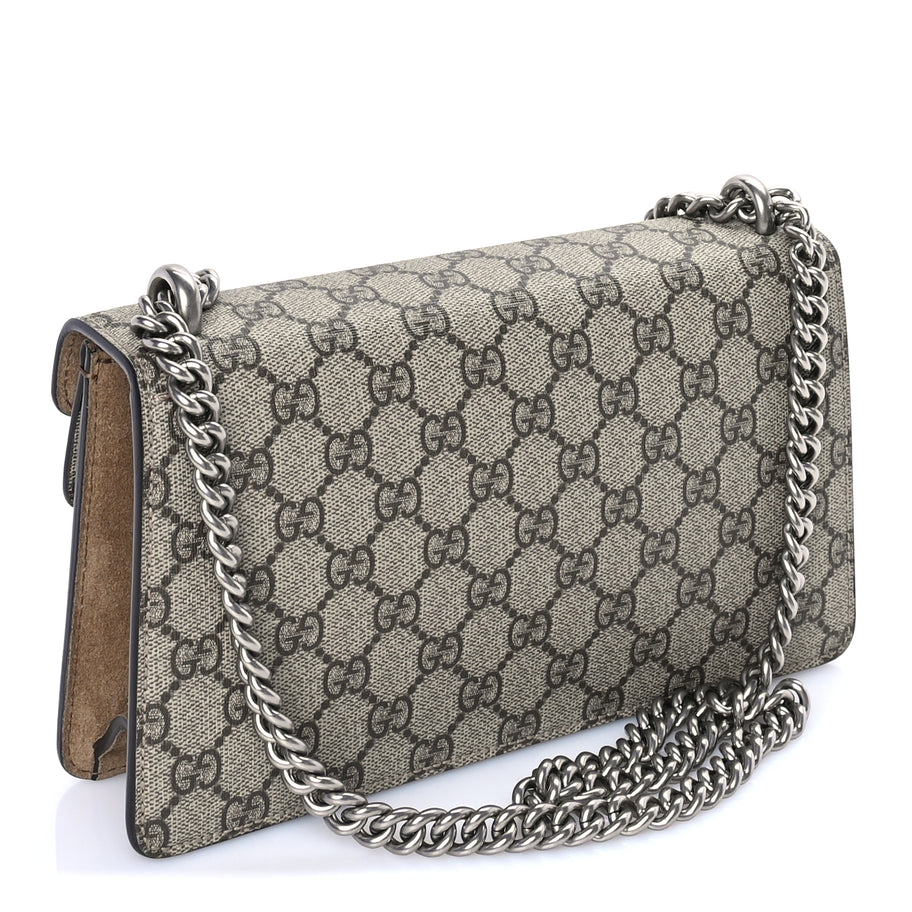 Gucci GG Supreme Monogram Small Dionysus Shoulder Bag Taupe Image 2