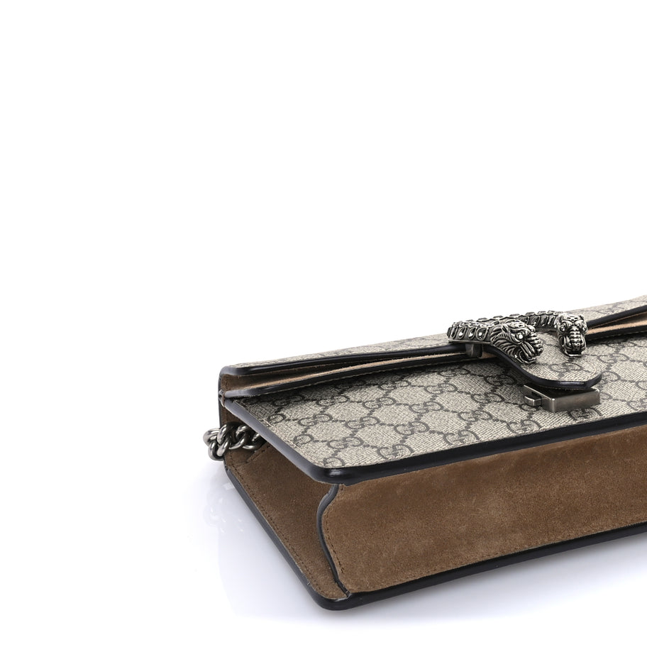Gucci GG Supreme Monogram Small Dionysus Shoulder Bag Taupe Image 7
