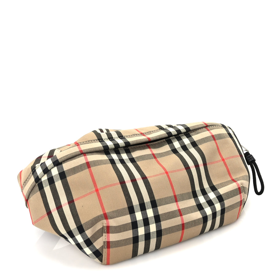 Burberry Nylon Vintage Check Medium Sonny Bum Bag Archive  Beige Black Image 3
