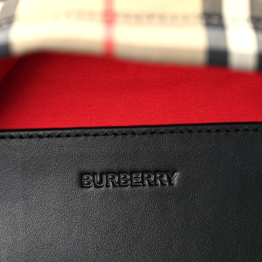 Burberry Nylon Vintage Check Medium Sonny Bum Bag Archive  Beige Black Image 5
