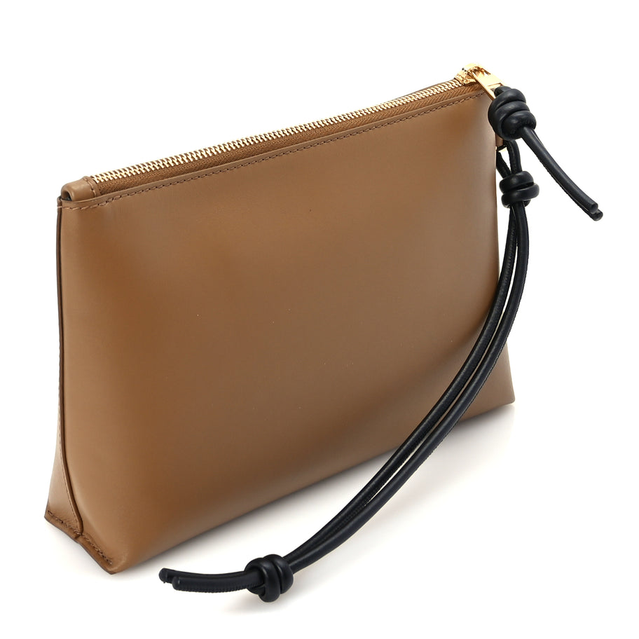 Loewe Nappa Flamenco Knot Pouch Oak Black Image 3