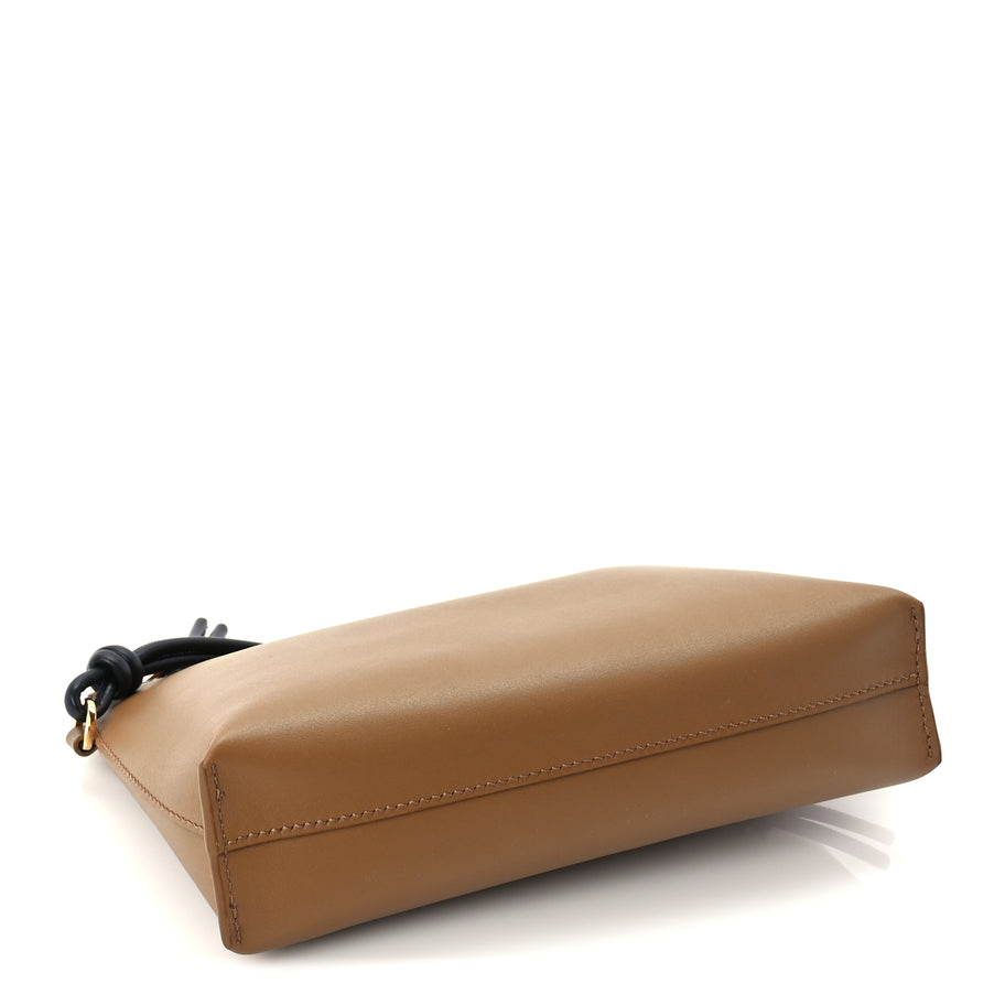 Loewe Nappa Flamenco Knot Pouch Oak Black Image 4