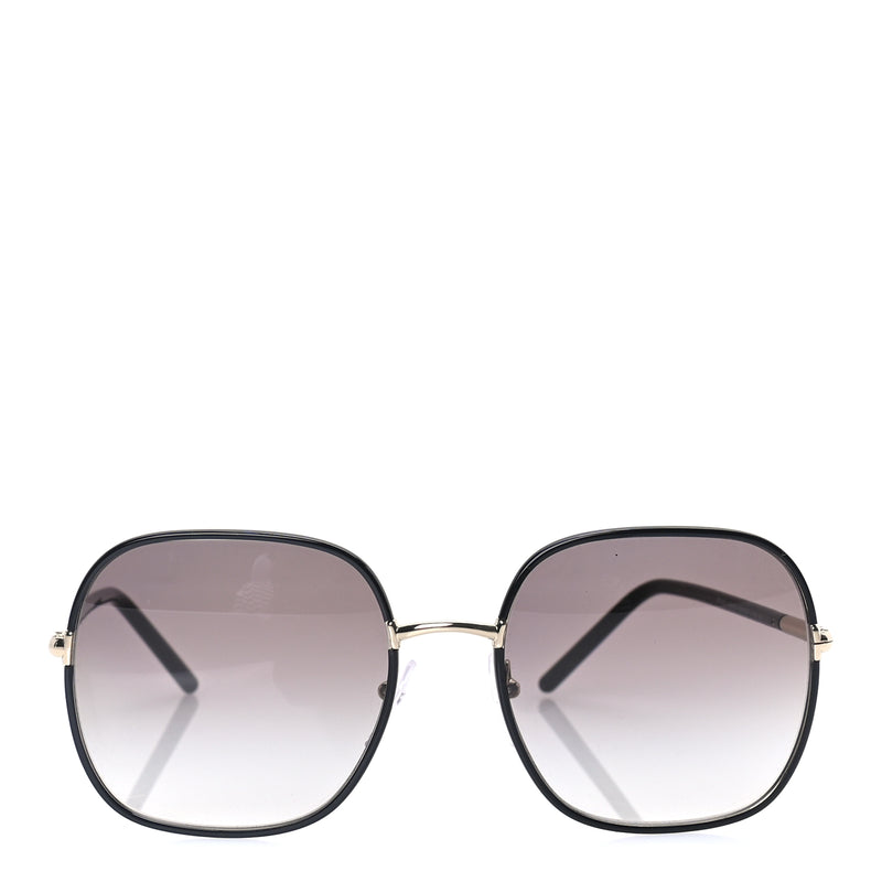  Prada Acetate Round Sunglasses SPR67X  Black