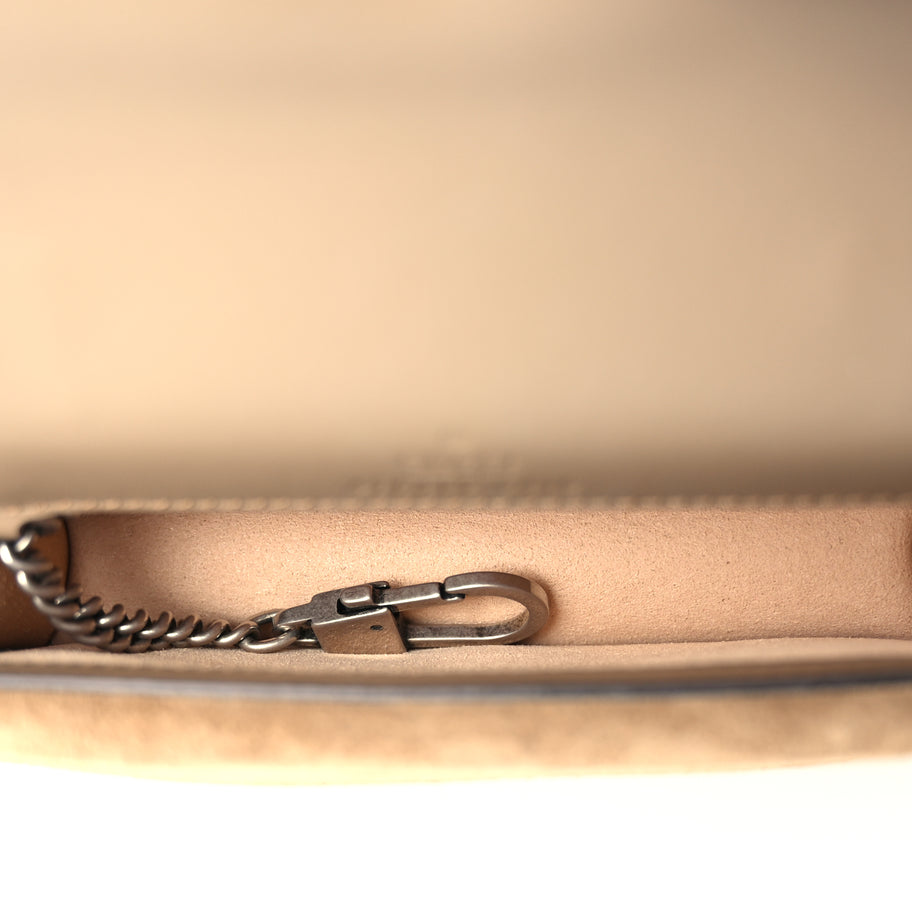 Gucci GG Supreme Monogram Super Mini Dionysus Shoulder Bag Taupe Image 4