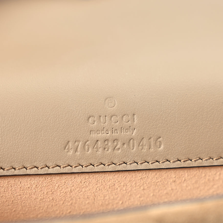 Gucci GG Supreme Monogram Super Mini Dionysus Shoulder Bag Taupe Image 5