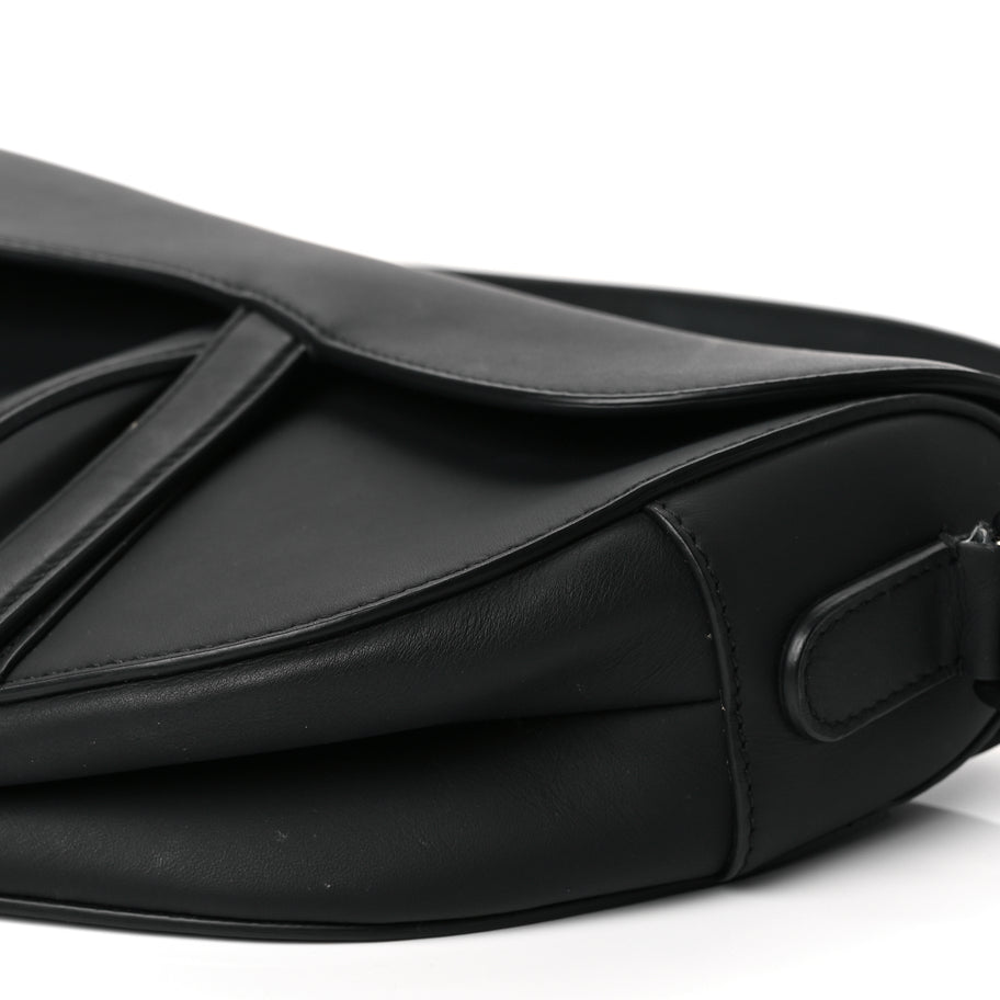 Christian Dior Ultra Matte Calfskin Saddle Bag Black Image 9