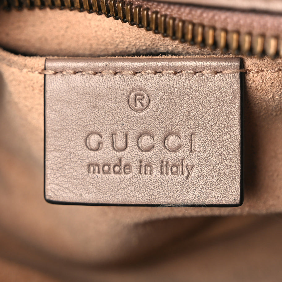 Gucci Calfskin Matelasse GG Marmont Belt Bag 85 34 Porcelain Rose Image 14