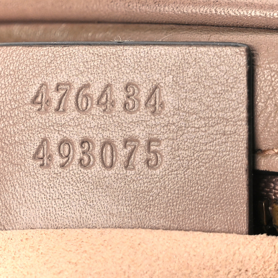 Gucci Calfskin Matelasse GG Marmont Belt Bag 85 34 Porcelain Rose Image 15