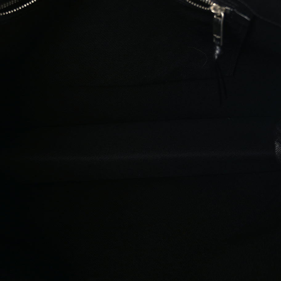 Saint Laurent Linen Calfskin Rive Gauche Tote Image 4