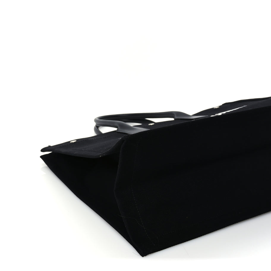 Saint Laurent Linen Calfskin Rive Gauche Tote Image 7