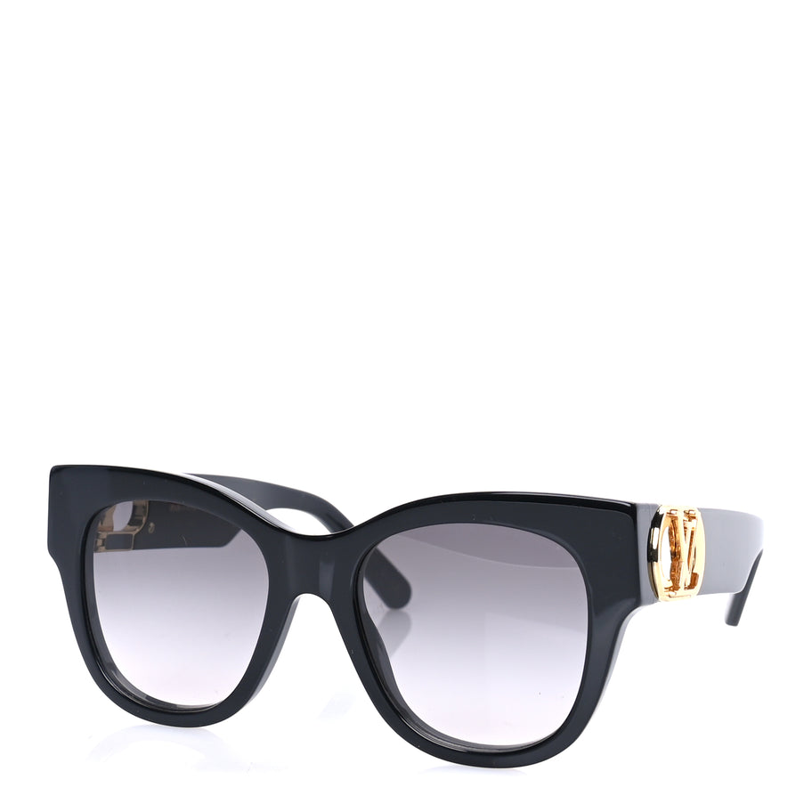 Louis Vuitton Acetate LV Link Square Sunglasses Z1478W  Black Image 1