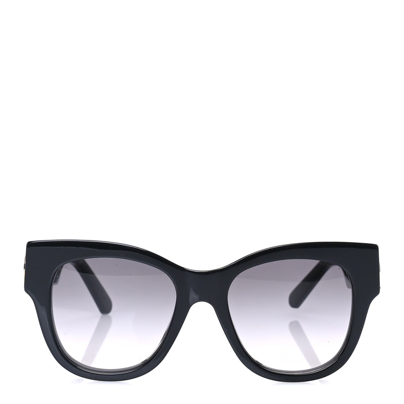  Louis Vuitton Acetate LV Link Square Sunglasses Z1478W  Black